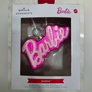 Hallmark Barbie Pink and White Ornament 2025